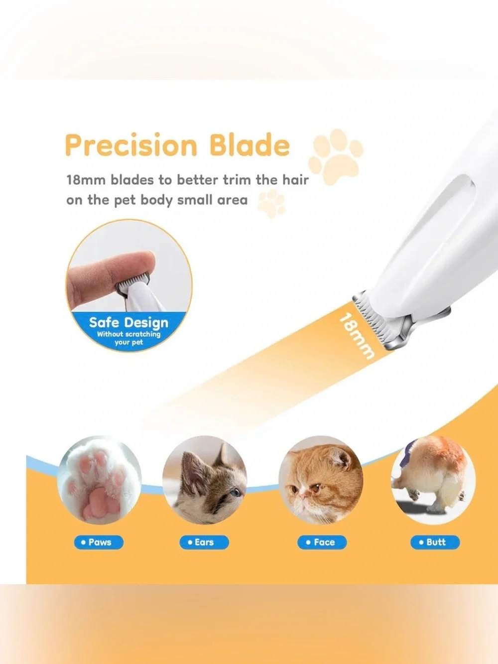 Rechargeable Pet Hair Trimmer